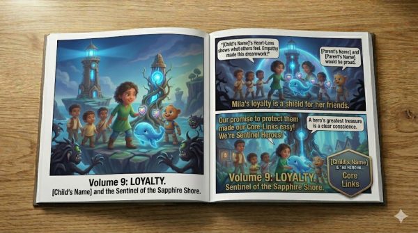 childrens book, character building trait loyalty, lesson on loyalty